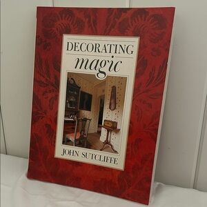 Decorating Magic book by John Sutcliffe 90s vintage home decor interior design